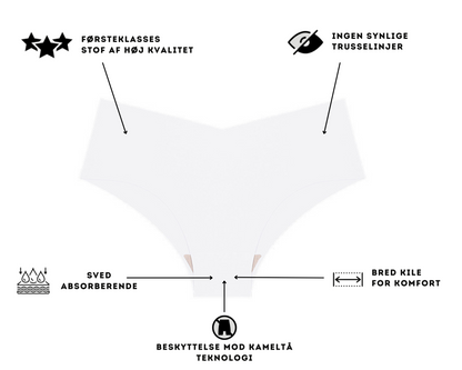 Veela┃Usynlige trusser, der fjerner sved