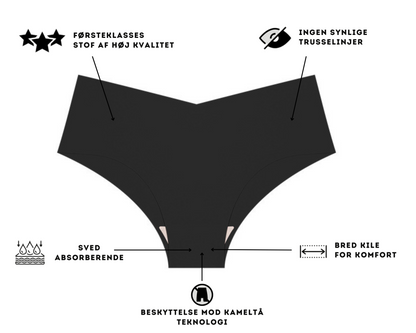 Veela┃Usynlige trusser, der fjerner sved